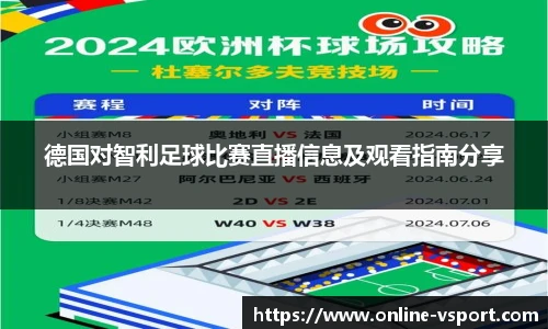 德国对智利足球比赛直播信息及观看指南分享